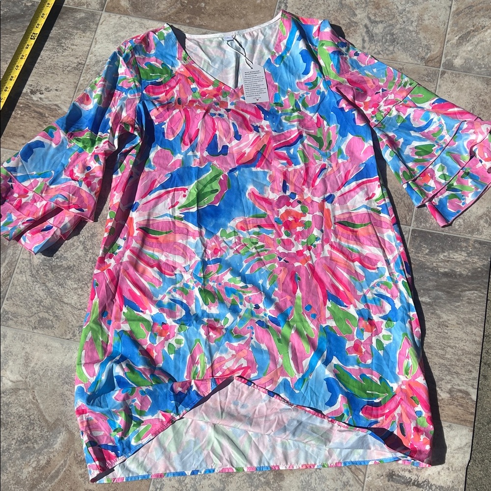 Vibrant Floral Midi Dress